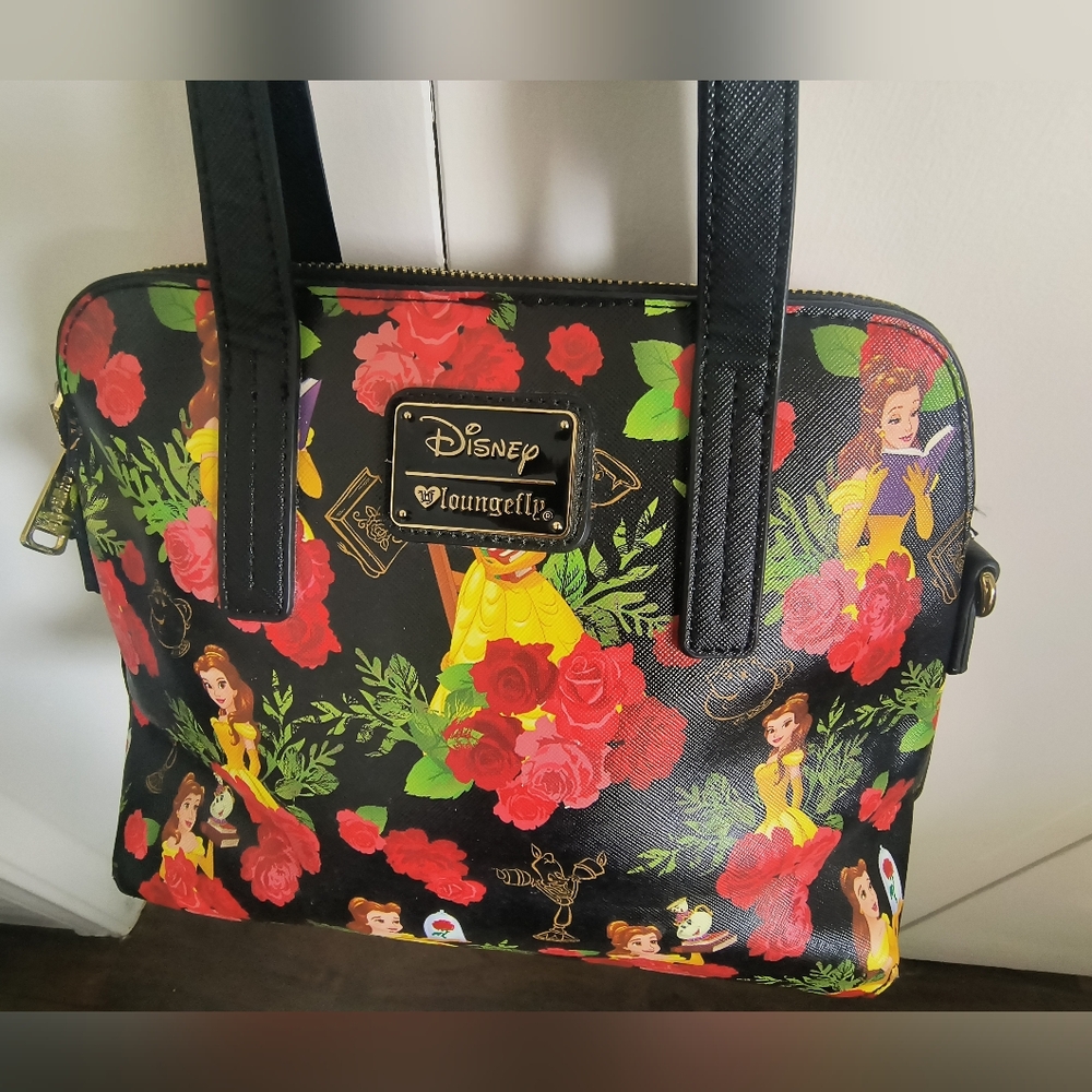 Loungefly Disney Beauty And The Beast Belle Roses… - image 2